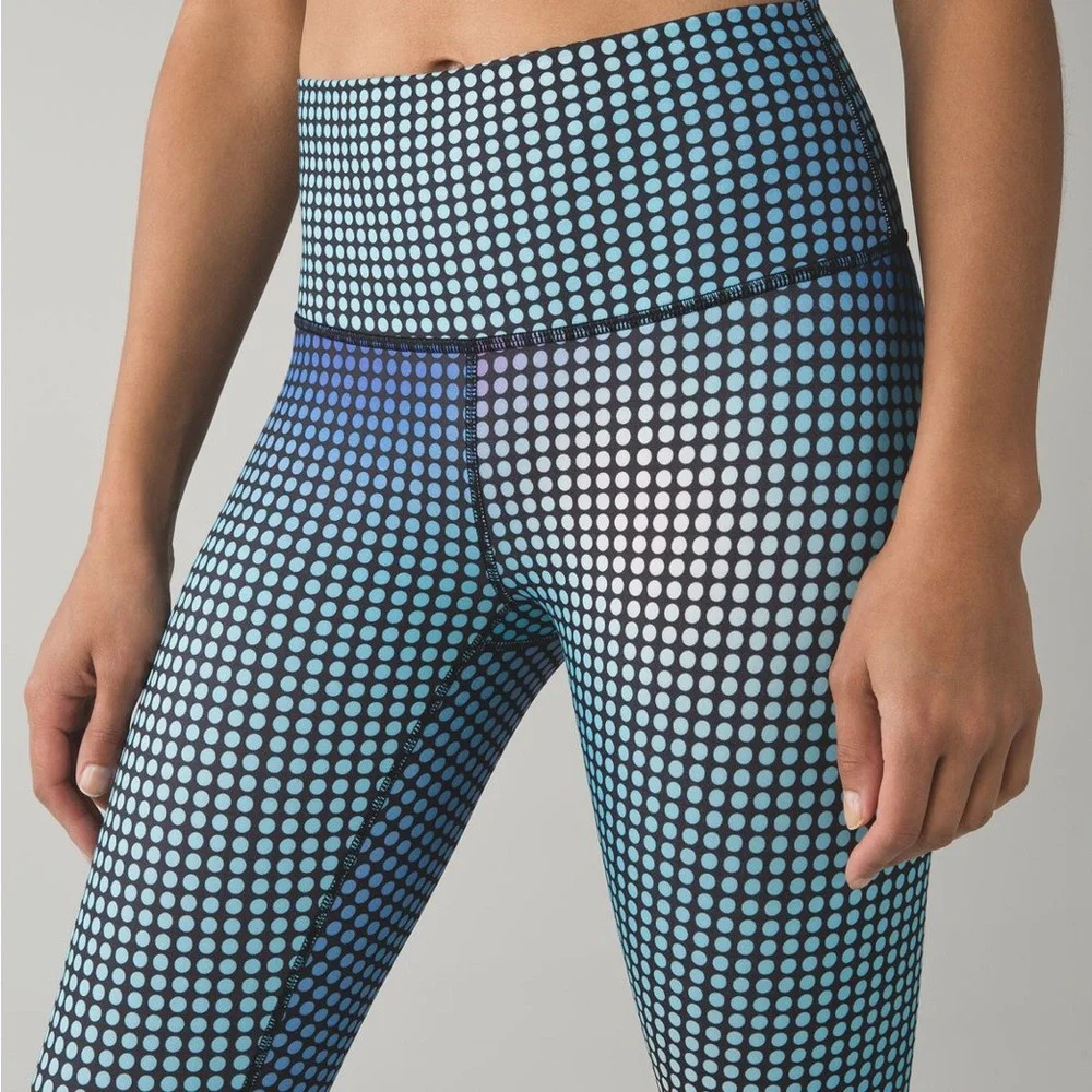 🆕💙 Lululemon High Times Pant - Cosmic Dot White Multi - Picture 10 of 10